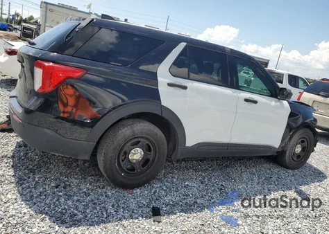 2021 Ford Explorer Police Interceptor из США, поврежденный, VIN 1FM5K8AB5MGA42753